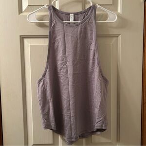 Lululemon Sweat Date Singlet Tank Top Size 6 Lavender Grey